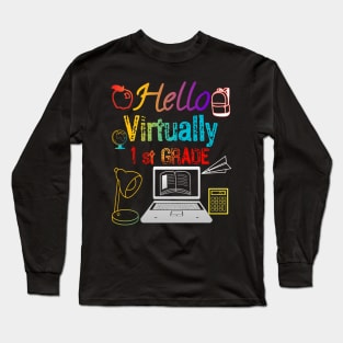 Teachers can do Virtually Anything Cute graphic Long Sleeve T-Shirt